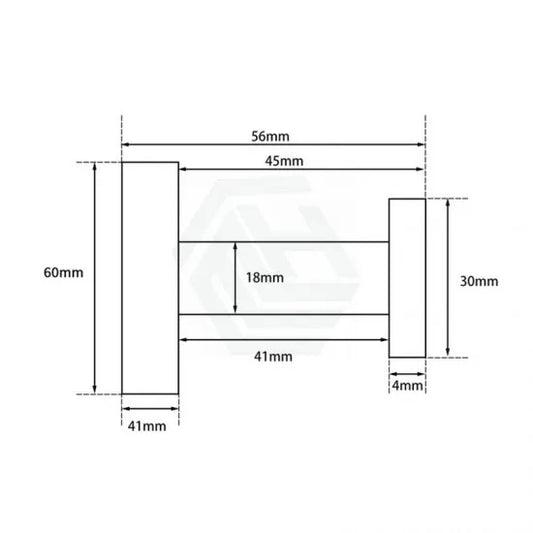 ROUND BRUSHED NICKEL STAINLESS STEEL ROBE HOOK WALL MOUNTED