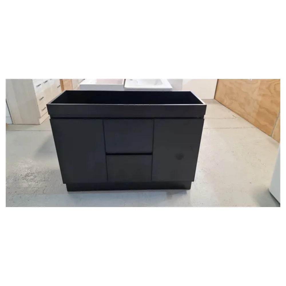 1200MM MADRID PLYWOOD DARK OAK FLOOR STANDING VANITY | DOUBLE BASIN - The Tile Collection™