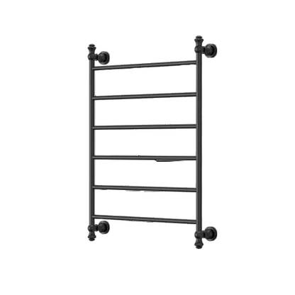 black heated towel rail Heritage style 