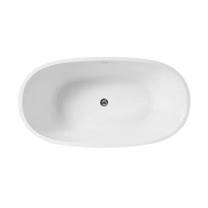 1500MM OVAL FREESTANDING BATH - GLOSS WHITE (ONLINE ONLY )