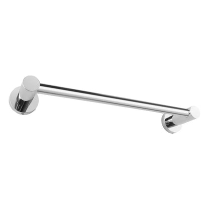 ROUND SINGLE HAND TOWEL RAIL WALL MOUNTED- CHROME