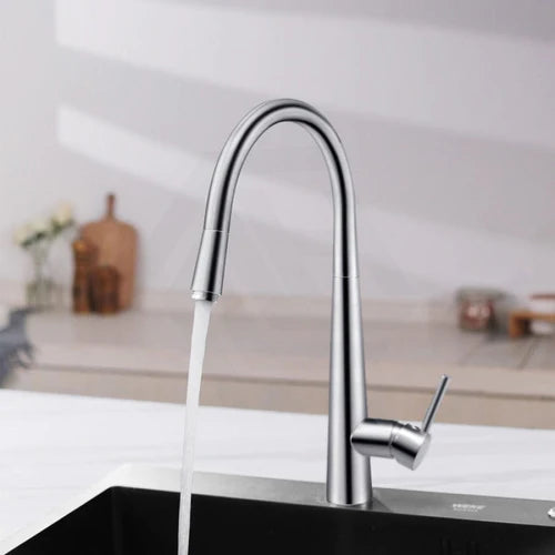 CHASE ROUND PULLOUT KITCHEN SINK MIXER - CHROME - The Tile Collection™