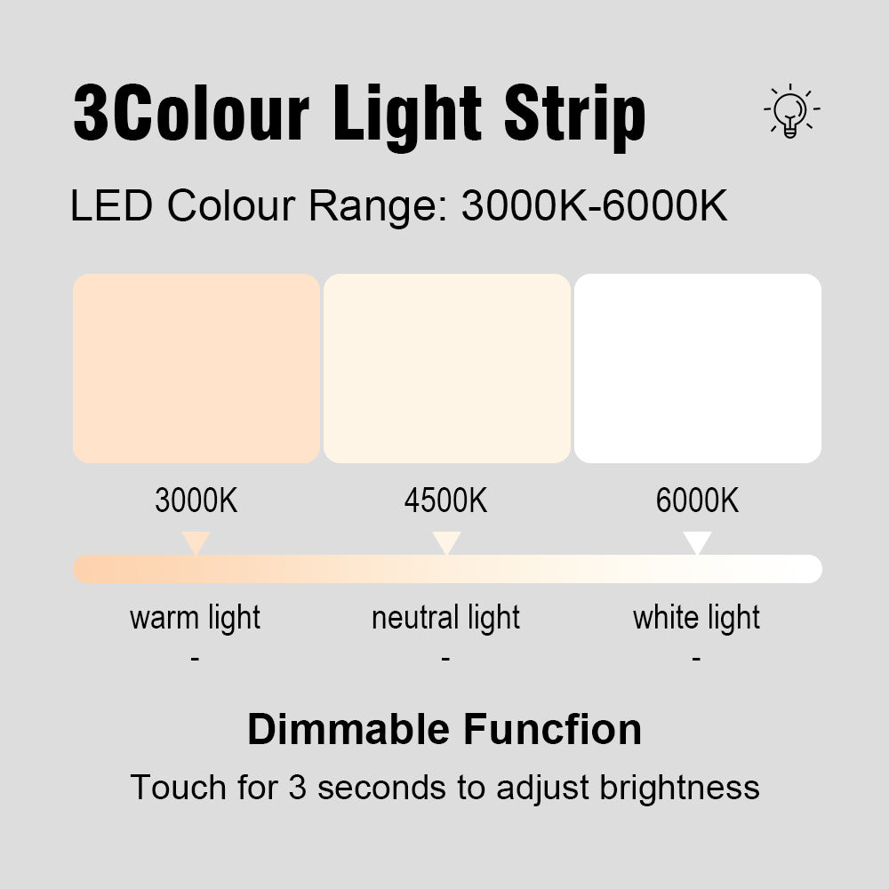 700MM ROUND LED MIRROR WITH MOTION SENSOR | DEMISTER | 3 COLOUR LIGHTS | 20MM RIM - The Tile Collection™