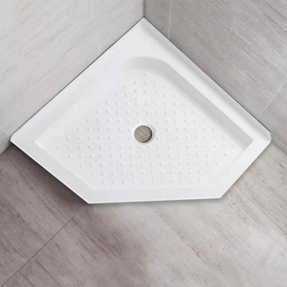 1000X1000MM ANGLE SHOWER ENCLOSURE KIT - CHROME - The Tile Collection™