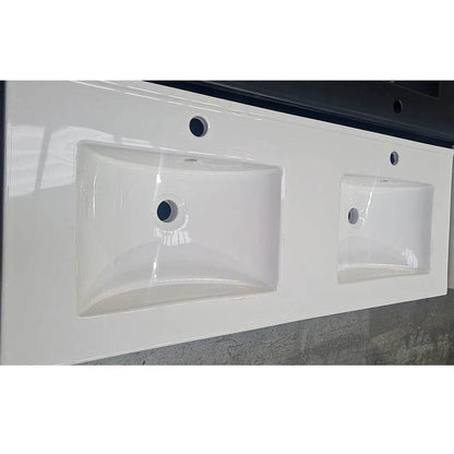 1200MM MADRID PLYWOOD LIGHT OAK FLOOR STANDING VANITY | DOUBLE BASIN - The Tile Collection™