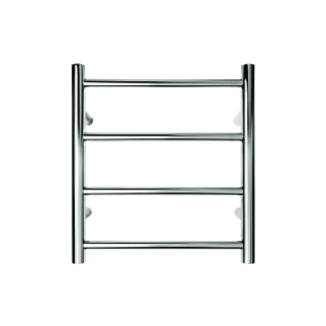4 BAR ROUND HEATED TOWEL RAIL 450H*600W*150D- CHROME