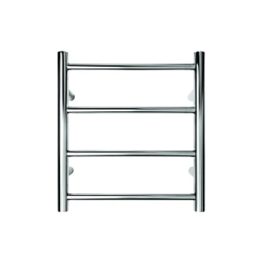4 BAR ROUND HEATED TOWEL RAIL 450H*600W*150D- CHROME