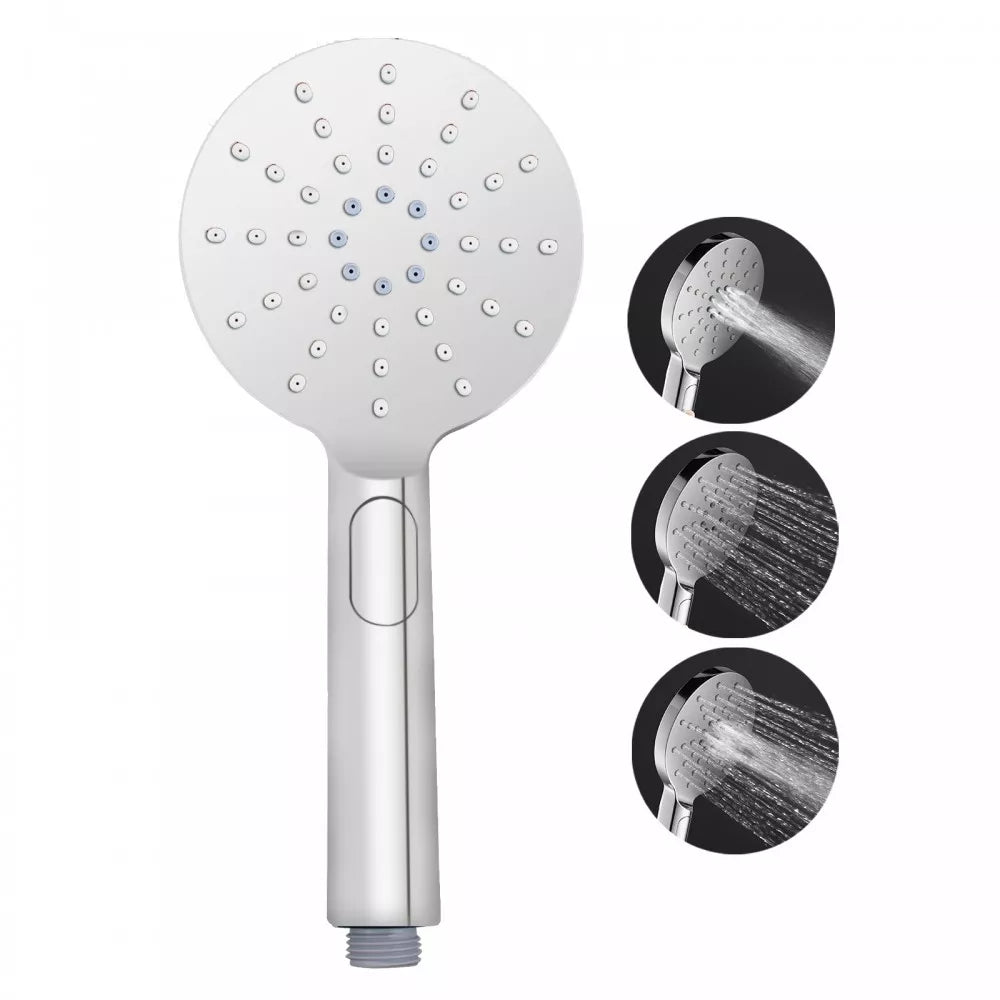 OPAL ROUND CHROME SHOWER SLIDE WITH SOAP DISH