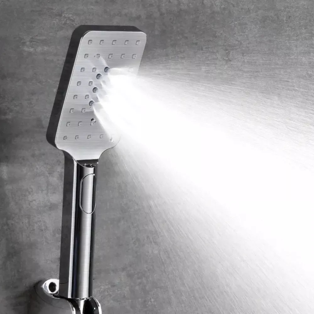 FUSION 3-IN-1 SQUARE THERMOSTATIC RAIN SHOWER SET - CHROME