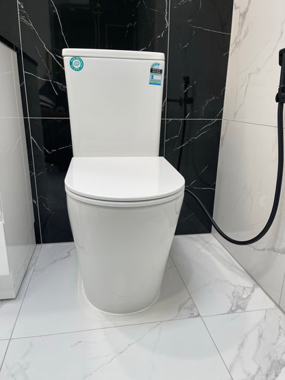 BROOKLYN OVERHEIGHT ZERO RIM TORNADO BTW TOILET SUITE 670X360X865
