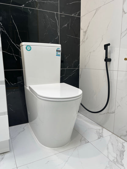 BROOKLYN OVERHEIGHT ZERO RIM TORNADO BTW TOILET SUITE 670X360X865
