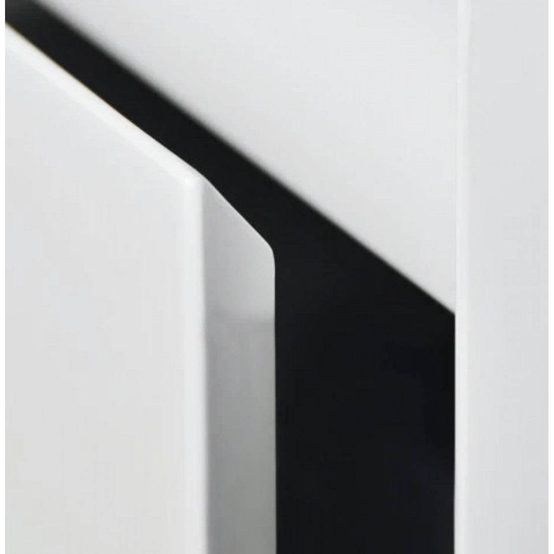 1000MM POLO GLOSS WHITE PLYWOOD FREESTANDING VANITY WITH CERAMIC TOP - The Tile Collection™