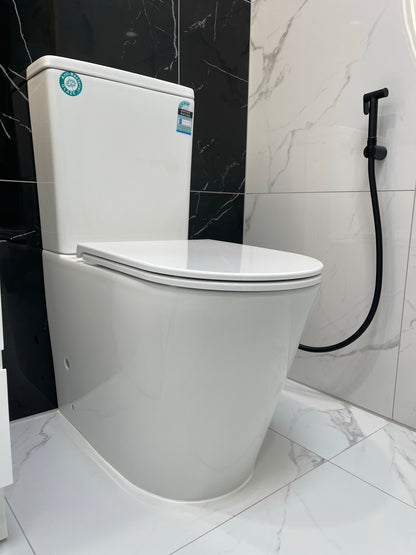 BROOKLYN OVERHEIGHT ZERO RIM TORNADO BTW TOILET SUITE 670X360X865