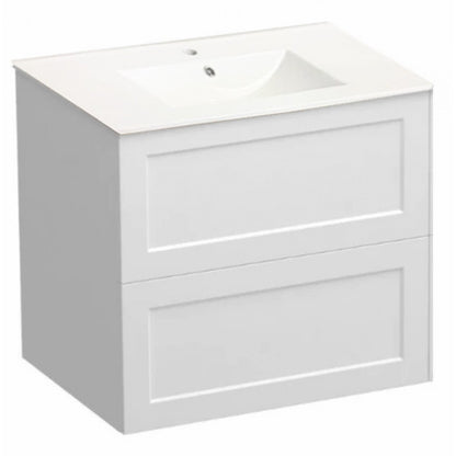 750MM SHAKER STYLE HAMPTON PLYWOOD WALLHUNG VANITY