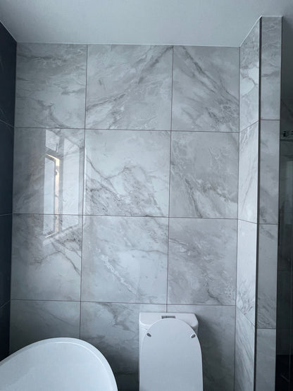 STATUARIO GLOSS PORCELAIN TILE (PHO6419L) 600X600MM - $59/SQM - The Tile Collection™