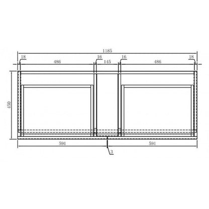 1200MM POLO GLOSS WHITE PLYWOOD FLOORSTANDING VANITY SINGLE BASIN