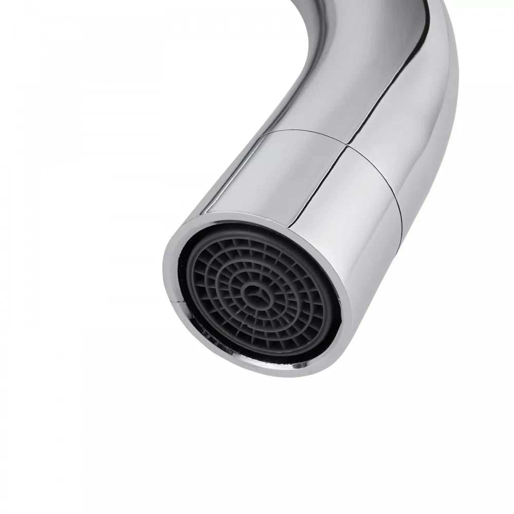 OPAL CLASSIC ROUND GOOSENECK KITCHEN SINK TAP - CHROME - The Tile Collection™