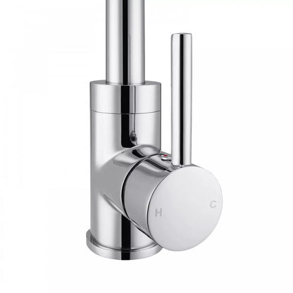 OPAL CLASSIC ROUND GOOSENECK KITCHEN SINK TAP - CHROME - The Tile Collection™