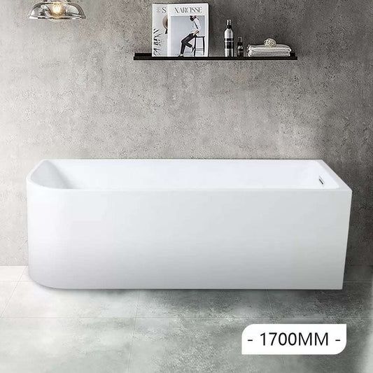 1700MM RIGHT CORNER BACK TO WALL FREESTANDING BATH