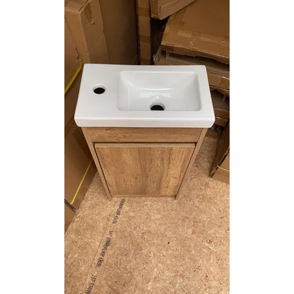 BC7 400MM PLYWOOD FLOOR STANDING VANITY WITH CERAMIC TOP - The Tile Collection™