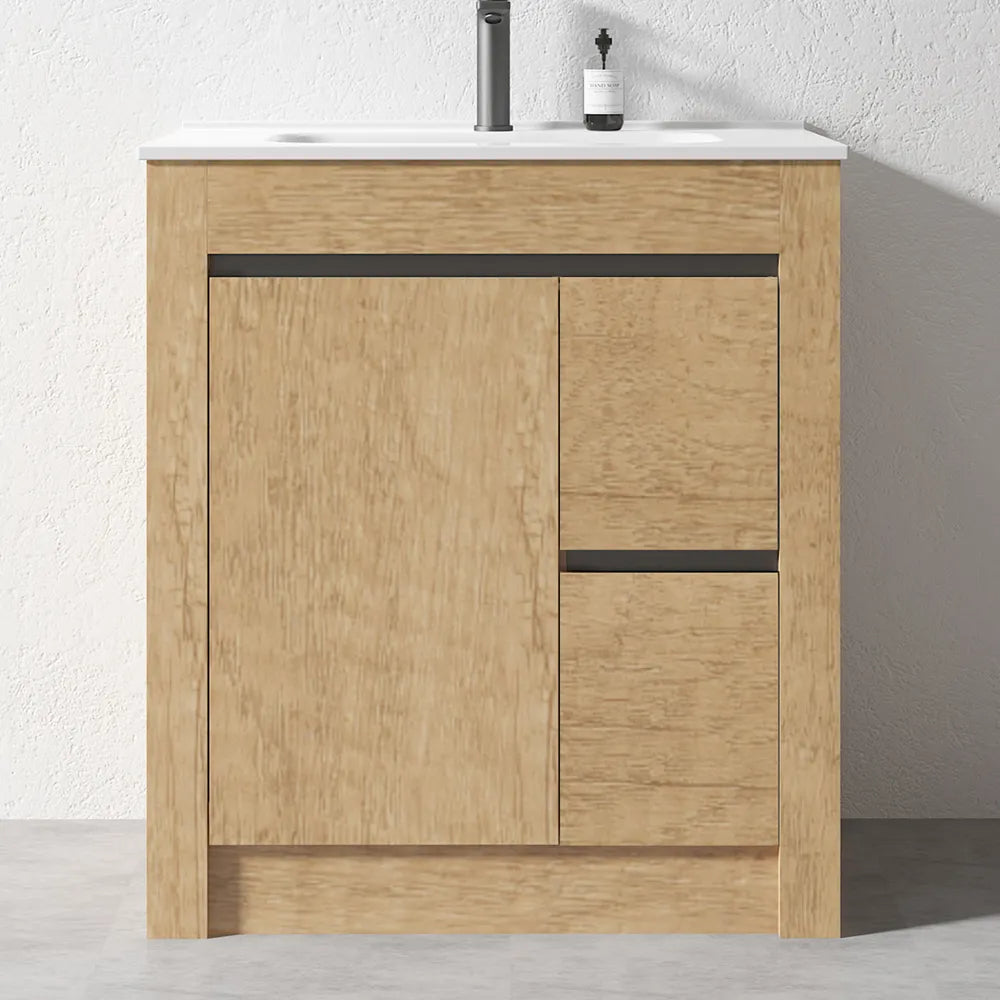 BC7 750mm PLYWOOD FLOOR STANDING VANITY WITH CERAMIC TOP - The Tile Collection™