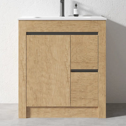 BC7 750mm PLYWOOD FLOOR STANDING VANITY WITH CERAMIC TOP - The Tile Collection™