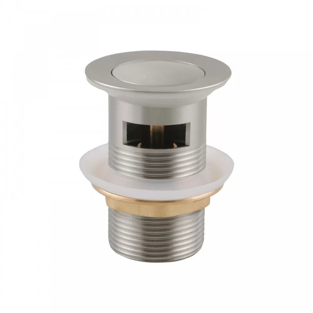 32MM SOLID BRASS BASIN POP UP WASTE WITH OVERFLOW - CHROME - The Tile Collection™