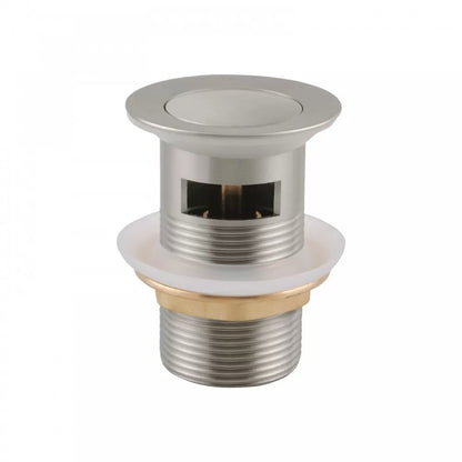 32MM SOLID BRASS BASIN POP UP WASTE WITH OVERFLOW - CHROME - The Tile Collection™