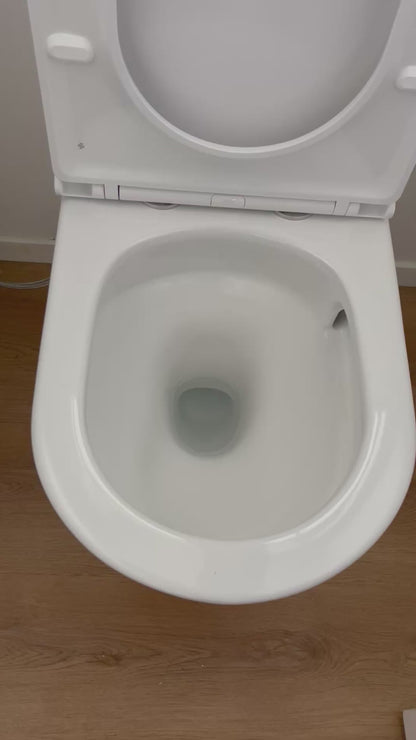 DAKOTA TORNADO ZER0 RIM TOILET - COMPACT DESIGN 845X625X390MM