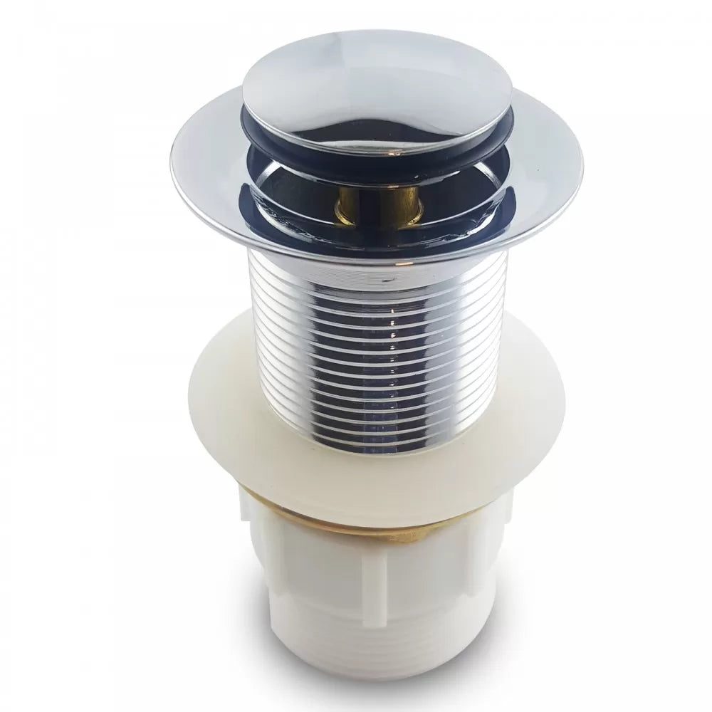 32MM SOLID BRASS BASIN POP UP WASTE WITHOUT OVERFLOW - CHROME - The Tile Collection™