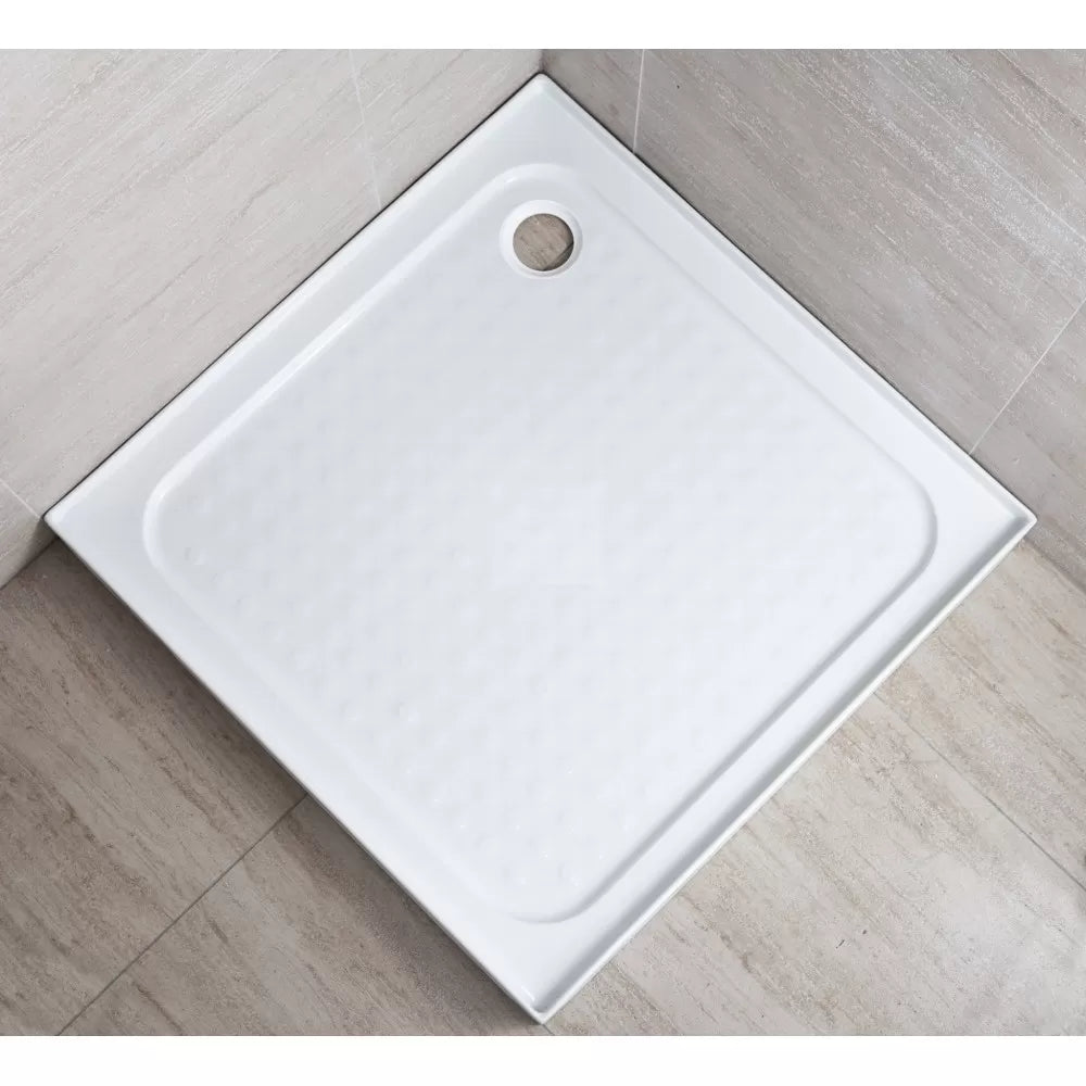 900x900mm Square Shower Tray - Centre Waste