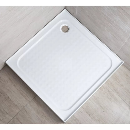 900x900mm Square Shower Tray - Centre Waste