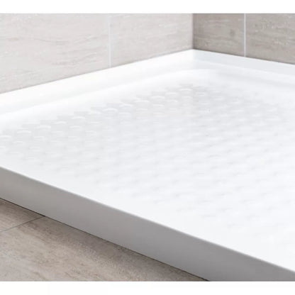 900X900MM SQUARE SHOWER ENCLOSURE KIT - SLIDING DOORS, LINER & TRAY (CHROME)