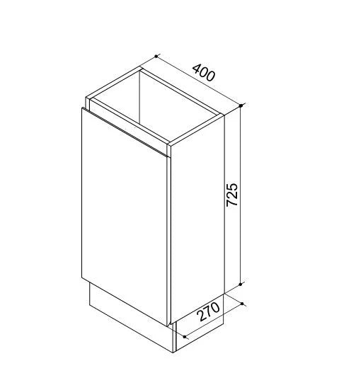 400MM FLUTED MATTE WHITE PLYWOOD FLOORSTANDING VANITY WITH CERAMIC TOP