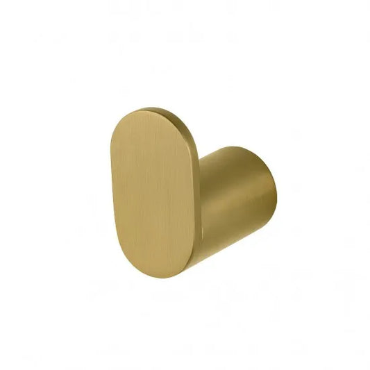 BRUSHED BRASS STAINLESS STEEL ROBE HOOK WALL MOUNTED