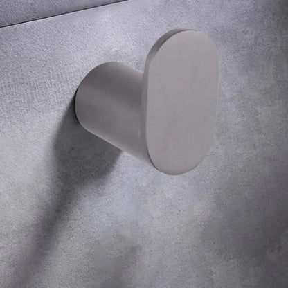 GUNMETAL GREY STAINLESS STEEL ROBE HOOK WALL MOUNTED
