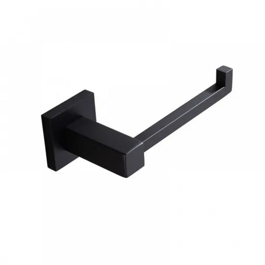 FUSION SQUARE TOILET ROLL HOLDER - MATTE BLACK