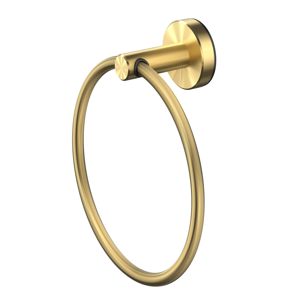 METHVEN TUROA HAND TOWEL RING - BRUSHED BRASS - The Tile Collection™