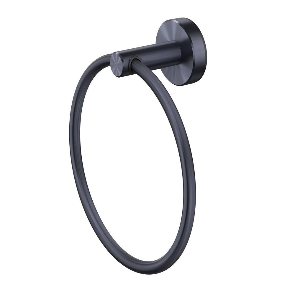 METHVEN TUROA HAND TOWEL RING - BRUSHED GUNMETAL - The Tile Collection™