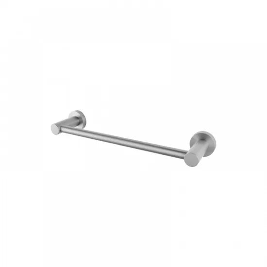 ROUND SINGLE BAR HAND TOWEL HOLDER - BRUSHED NICKEL