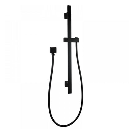 FUSION SLIM SQUARE SHOWER SLIDE WITH 3 FUNCTION HANDHELD SHOWER - 2 COLOURS - The Tile Collection™