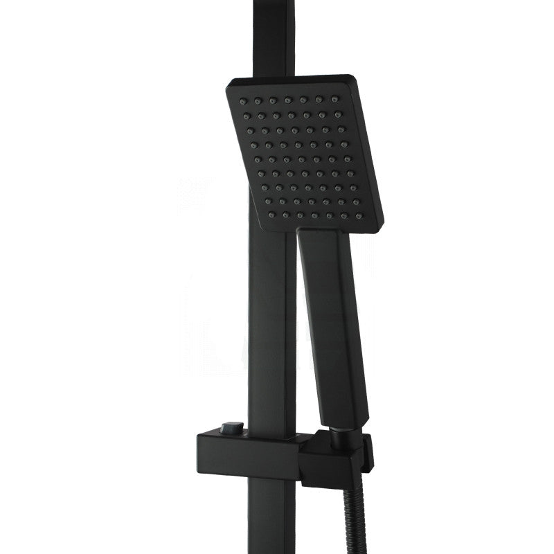 FUSION SQUARE TWIN RAINFALL SHOWER COLUMN WITH UNIVERSAL WATER INLET - 5 COLOURS