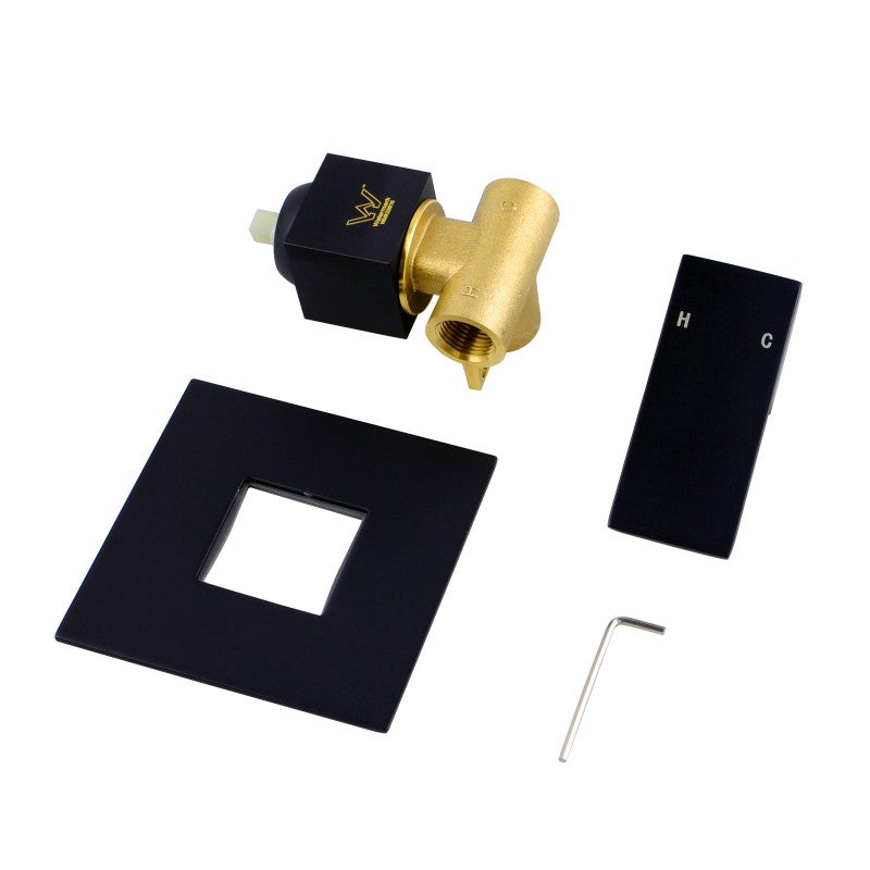 FUSION SQUARE SHOWER MIXER - 3 COLOURS