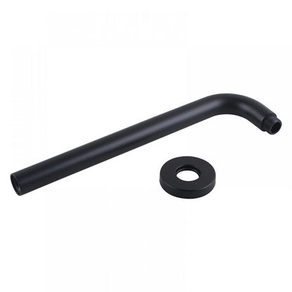 OPAL ROUND WALL MOUNT SHOWER ARM 400MM - 2 COLOURS - The Tile Collection™