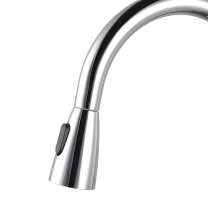 OPAL PULLOUT KITCHEN SINK MIXER- CHROME - The Tile Collection™