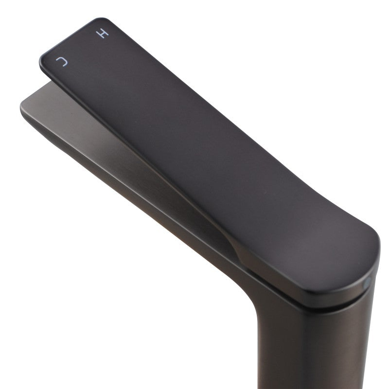 ELEGANCE BASIN MIXER - BRUSHED GUNMETAL - The Tile Collection™