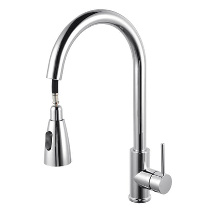 OPAL PULLOUT KITCHEN SINK MIXER- CHROME - The Tile Collection™