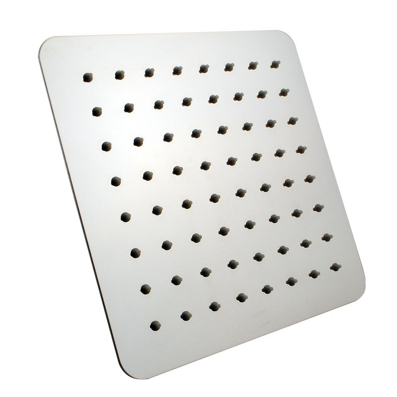 FUSION SQUARE ULTRA SLIM STAINLESS STEEL RAIN SHOWER HEAD - 4 COLOURS