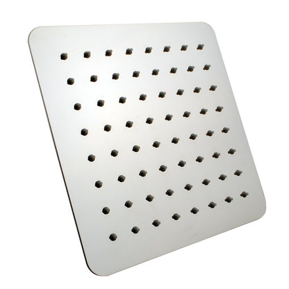 FUSION SQUARE ULTRA SLIM STAINLESS STEEL RAIN SHOWER HEAD - 4 COLOURS