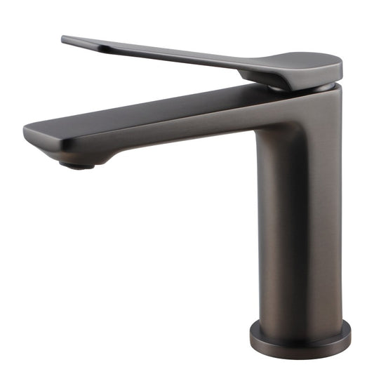 ELEGANCE BASIN MIXER - BRUSHED GUNMETAL - The Tile Collection™
